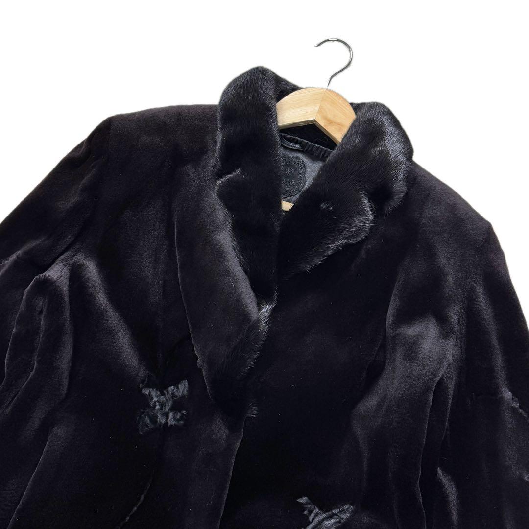 未使用 サガミンクロイヤル シェアードミンク ファーコート XL相当