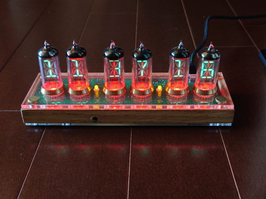 入手困難ニキシー管 【入手困難】ニキシー管 ネオン管 時計 VFD IV-17 6個