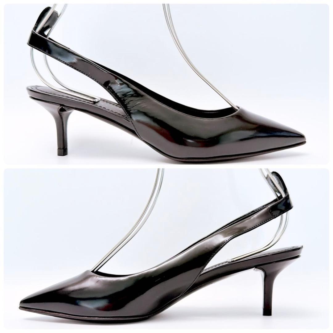 ルイヴィトン パンプス 22〜22.5cm ブラック パテントレザー ハイヒール