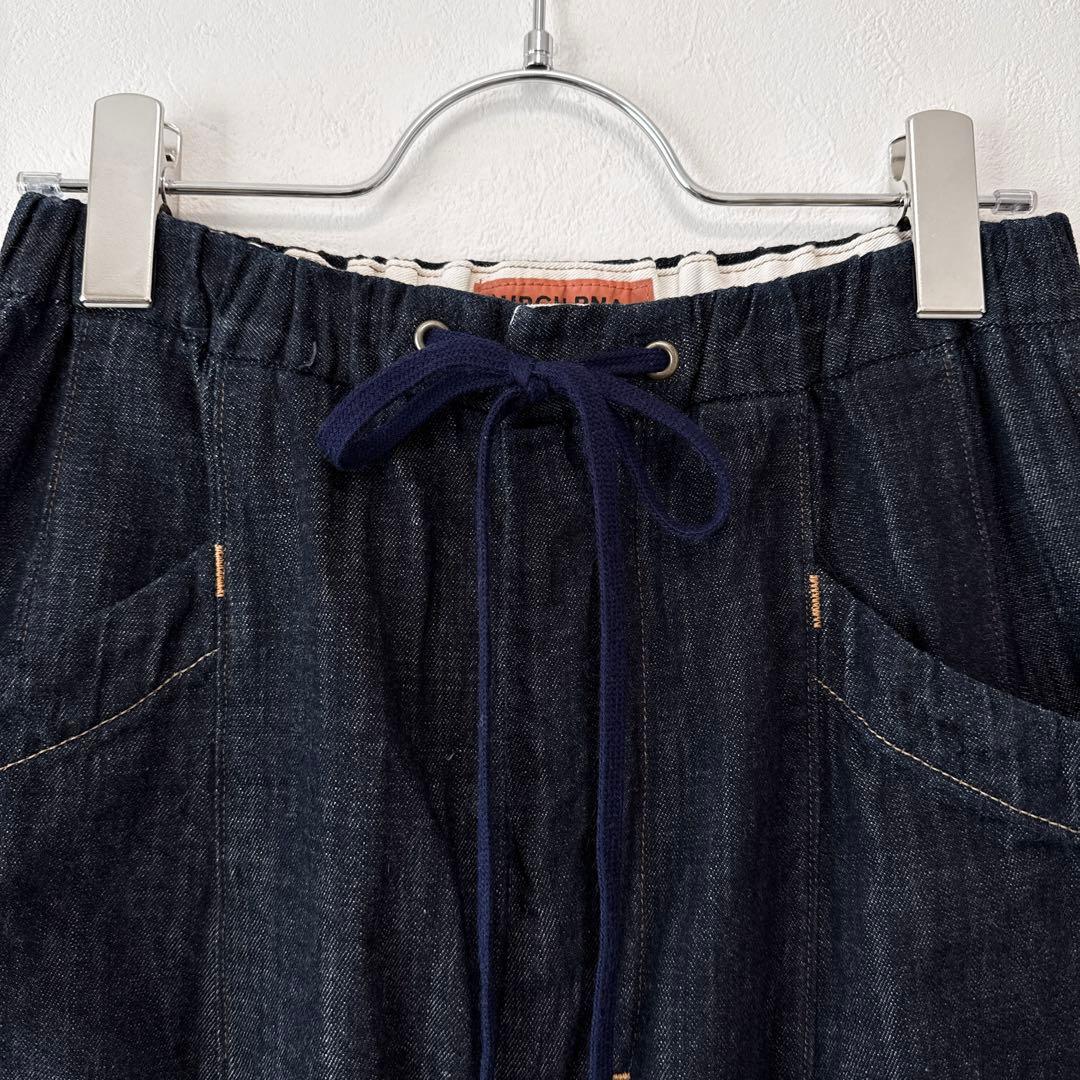 美品 URCH RNA バルーンバナナデニムパンツ ヴィンテージ加工 ゆったり