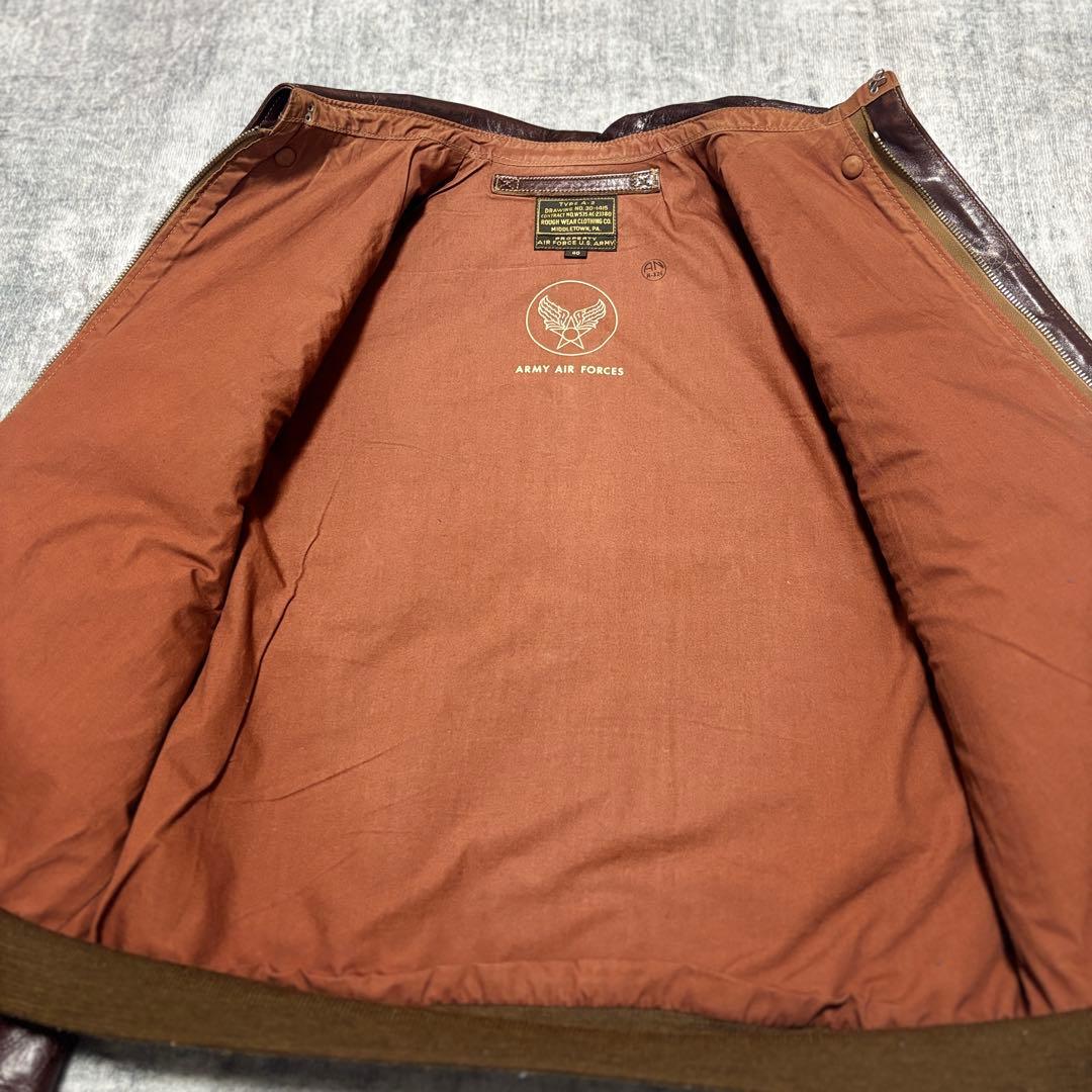 雰囲気抜群】バズリクソンズ A-2 ⚪️BR80253⚪️ラフウェア⚪️サイズ