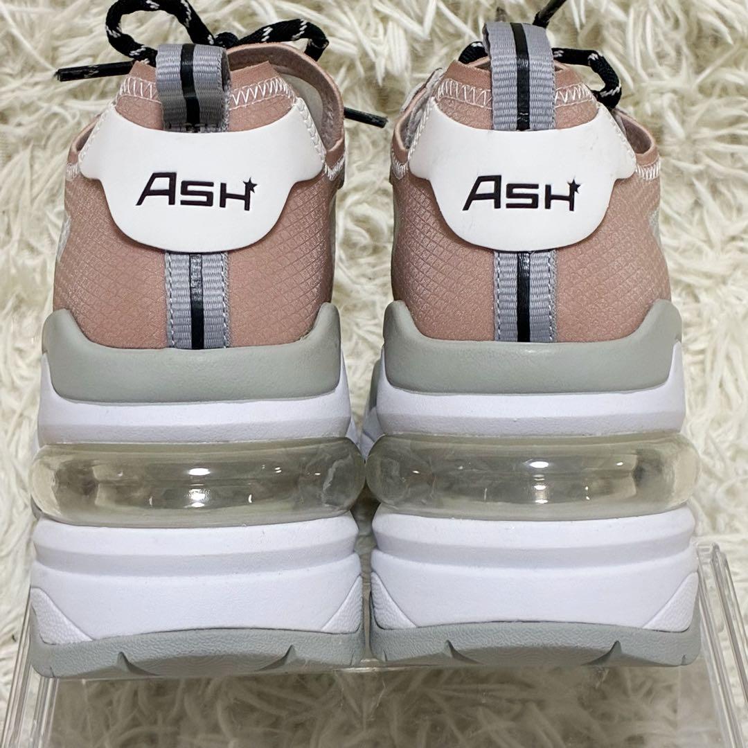 未使用】✨ ASH アッシュ メッシュスニーカー 厚底 ピンク サイズ39