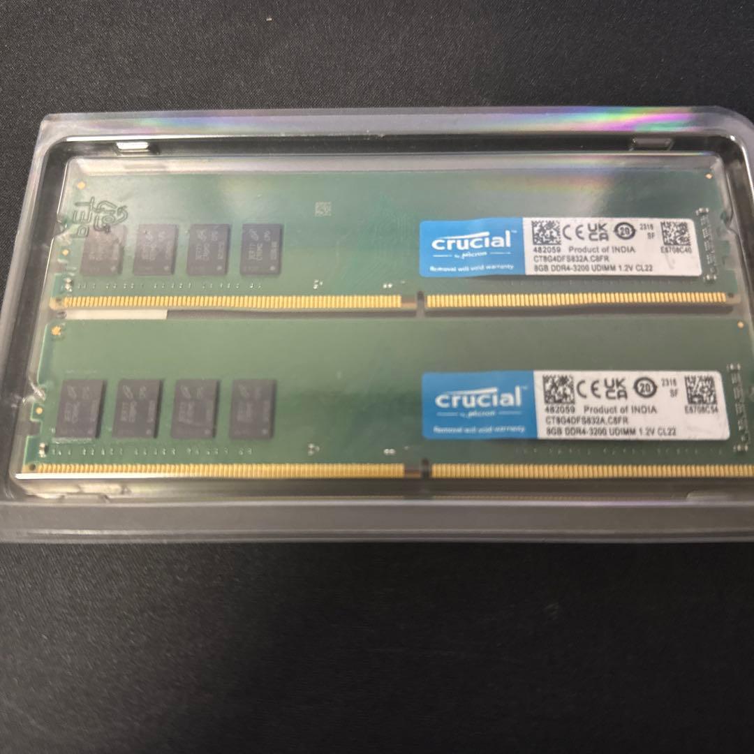 Crucial DDR4 3200MHz 8GB×2枚組 Crucial 16GB Kit (2 x 8GB) DDR4-3200 SODIMM | CT2K8G4SFRA32A