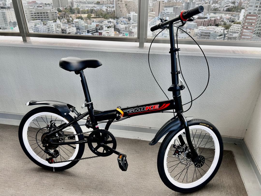 新品　20インチ折りたたみ自転車 ディスクブレーキ　6変速 dショッピング |折りたたみ自転車 20インチ シマノ 6段変速 鍵 ライト