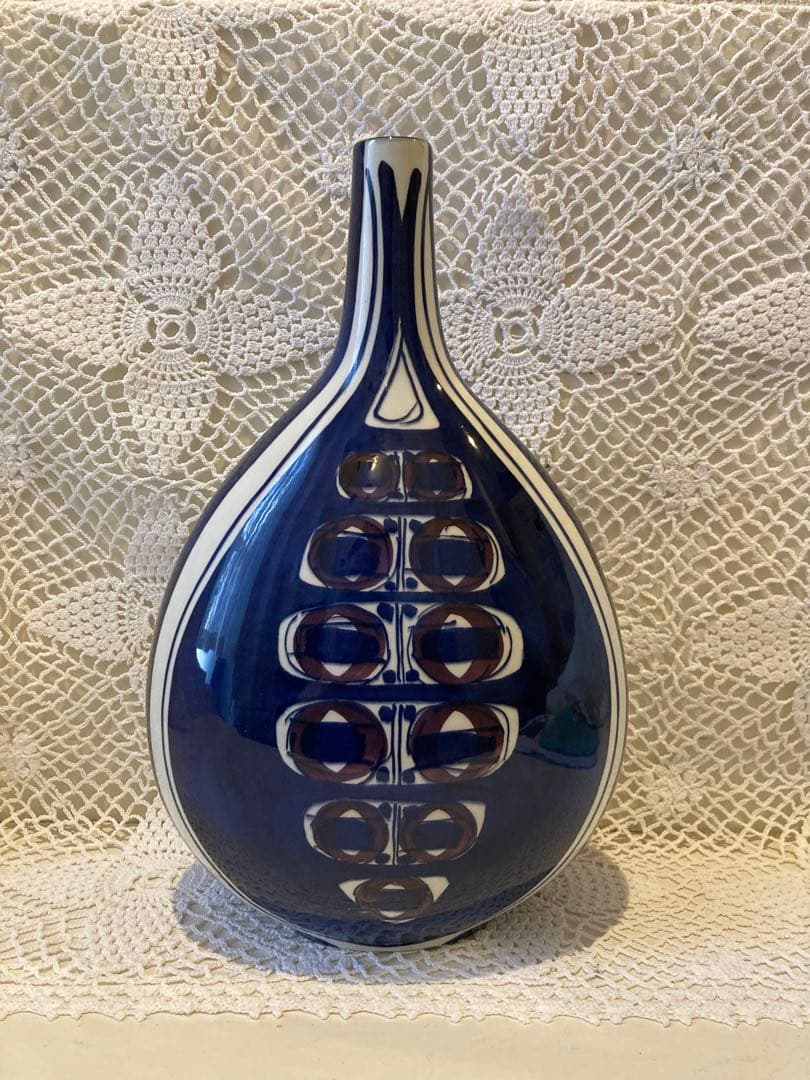 ロイヤルコペンハーゲンFAJANCE（ファイアンス）シリーズ　花瓶高さ27cm ロイヤルコペンハーゲンFAJANCE（ファイアンス）シリーズ 花瓶高さ27cm