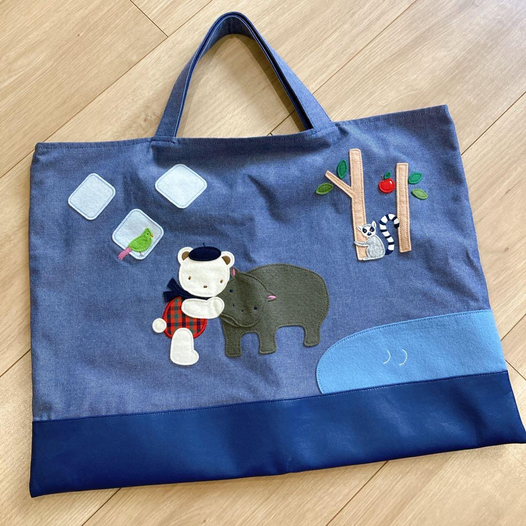 familiar ファミリア×ニフレル　レッスンバック Amazon.co.jp: ②ANA限定 ファミリア familiar レッスントートバック