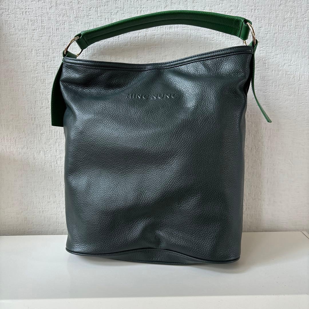 ヒンクヌンク hincnunc レザーバッグ - メルカリ