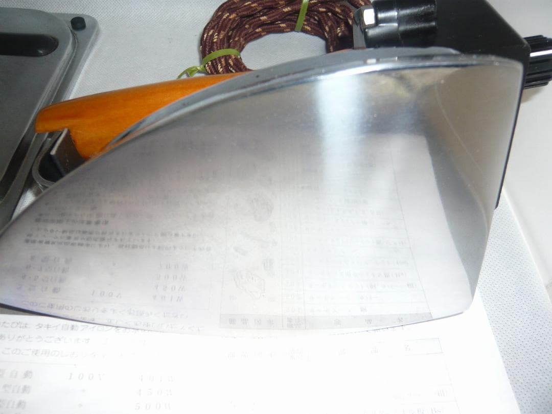 5月6日までお値引き中 タキイ 4型 自動アイロン 和裁 販売店展示未使用