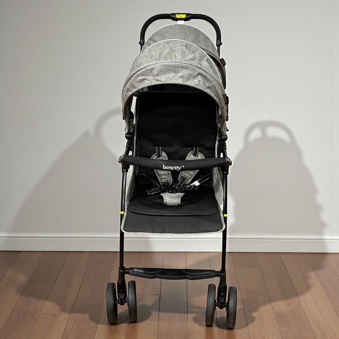 美品❤️besrey ダブルベビーカー 前後2人乗り 年子 双子 軽量タイプ