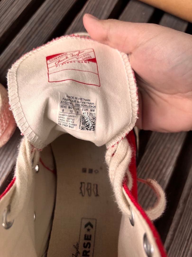 最終値下げ！CONVERSE CT70 26.5cm チャックテイラー レッド