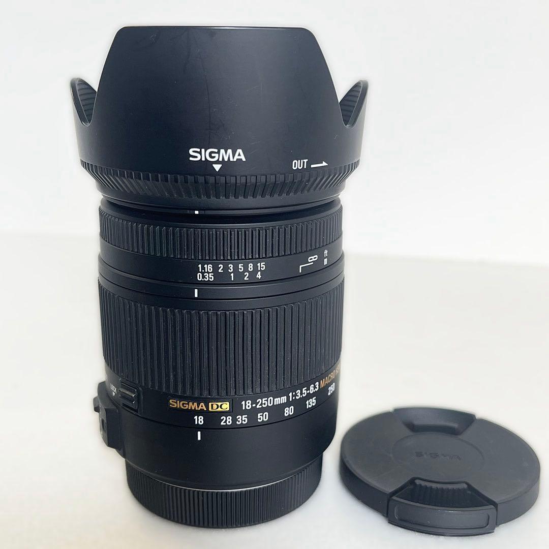 シグマ DC 18-250mm F3.5-6.3 MACRO HSM キヤノン用