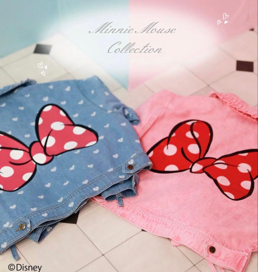 ディズニー レディース デニムジャケット ミニー アベイル やぎこ L
