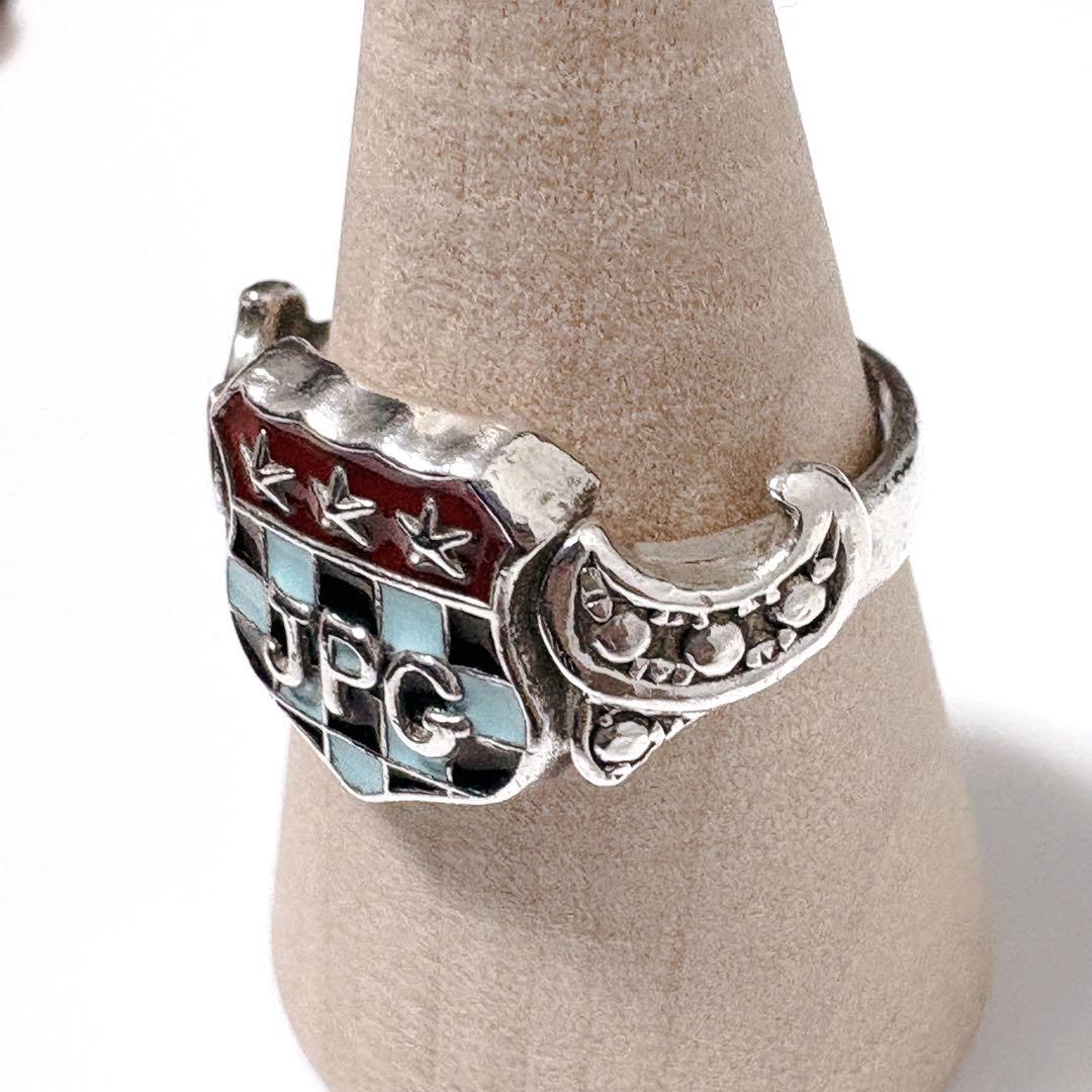 ✨希少✨ジャンポールゴルチエ リング 指輪 ロゴ文字 シルバー 刻印