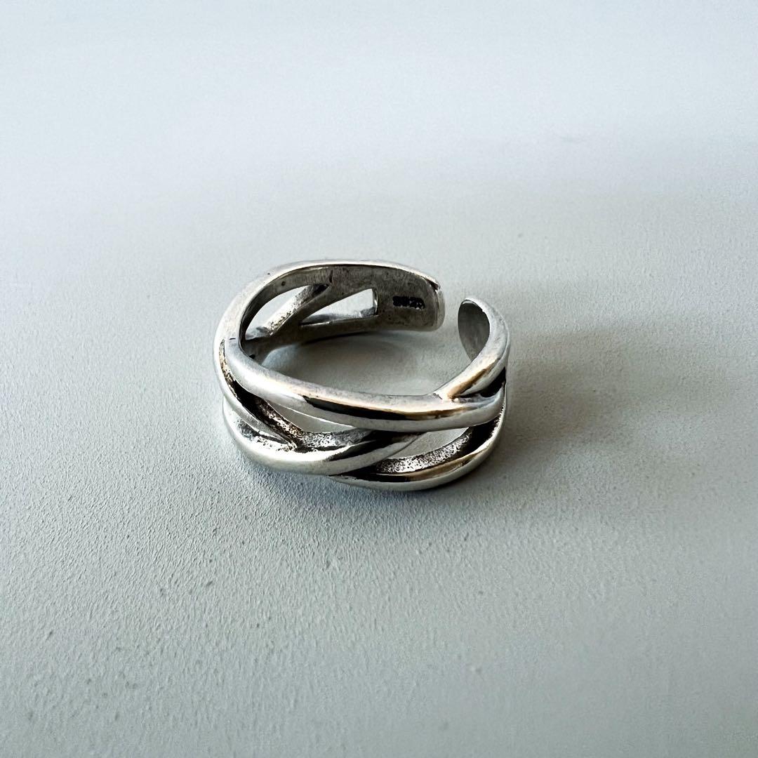 シルバー925 メキシカンジュエリー ヴィンテージリング ツイスト