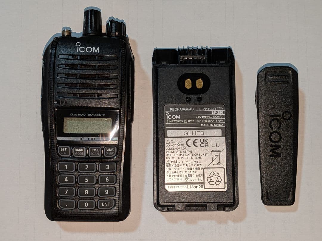 IC-T10　アマチュア無線 楽天市場】IC-T10アイコム アマチュア無線用144/430MHzデュアルバンド