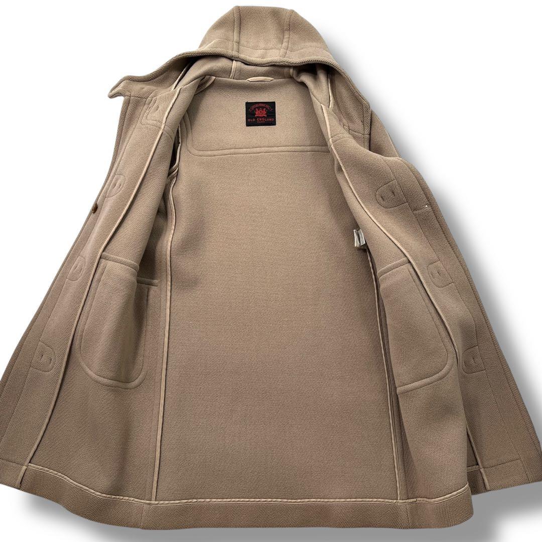 美品 OLD ENGLAND オールドイングランド ダッフルコート ヘリンボーン