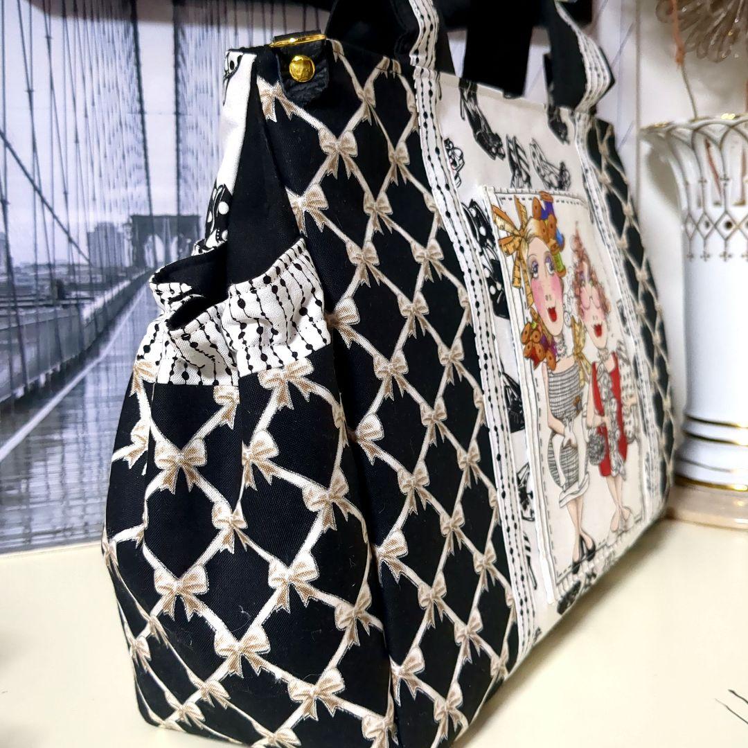 ロラライハリス ハンドメイド ボストン バック 巾着袋 - メルカリ