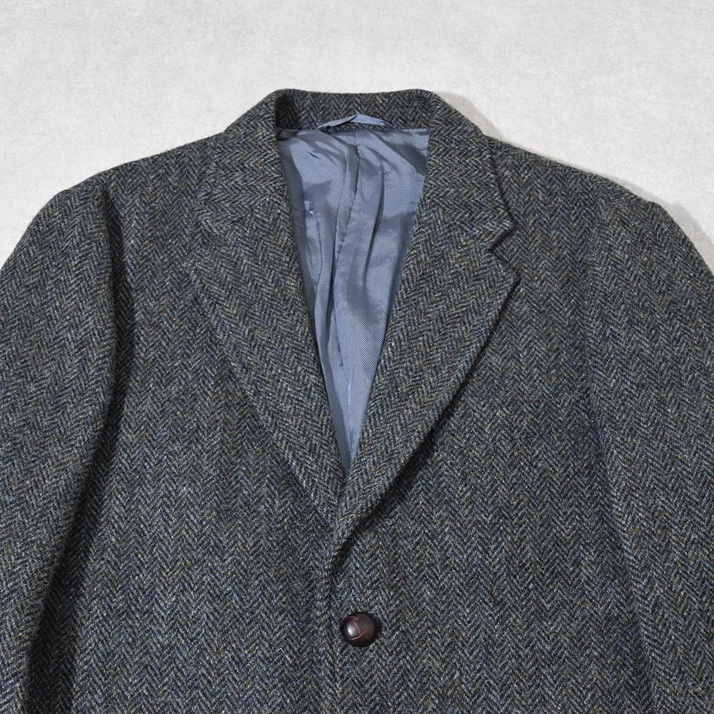 美品 エディーバウアー Eddie Bauer ハリスツイード ジャケット L