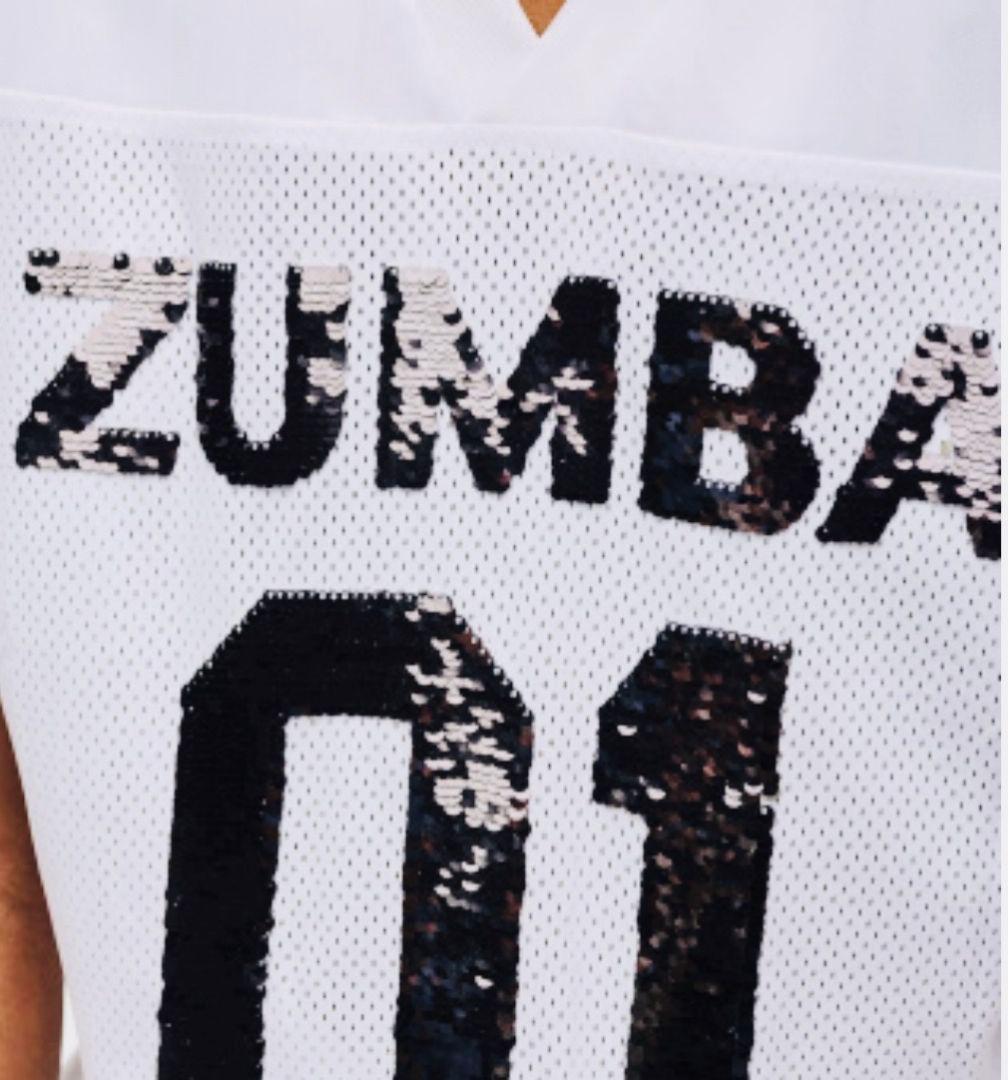 ZUMBAスパンコールメッシュシャツ - メルカリ