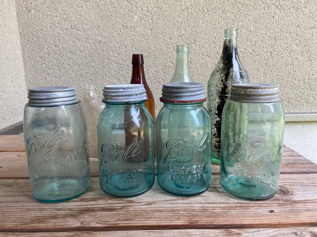 Ball社 メイソンジャー ビンテージ アンティーク 瓶 ビン ボトル メイソンジャー/Ball/アメリカヴィンテージ- アンティーク雑貨