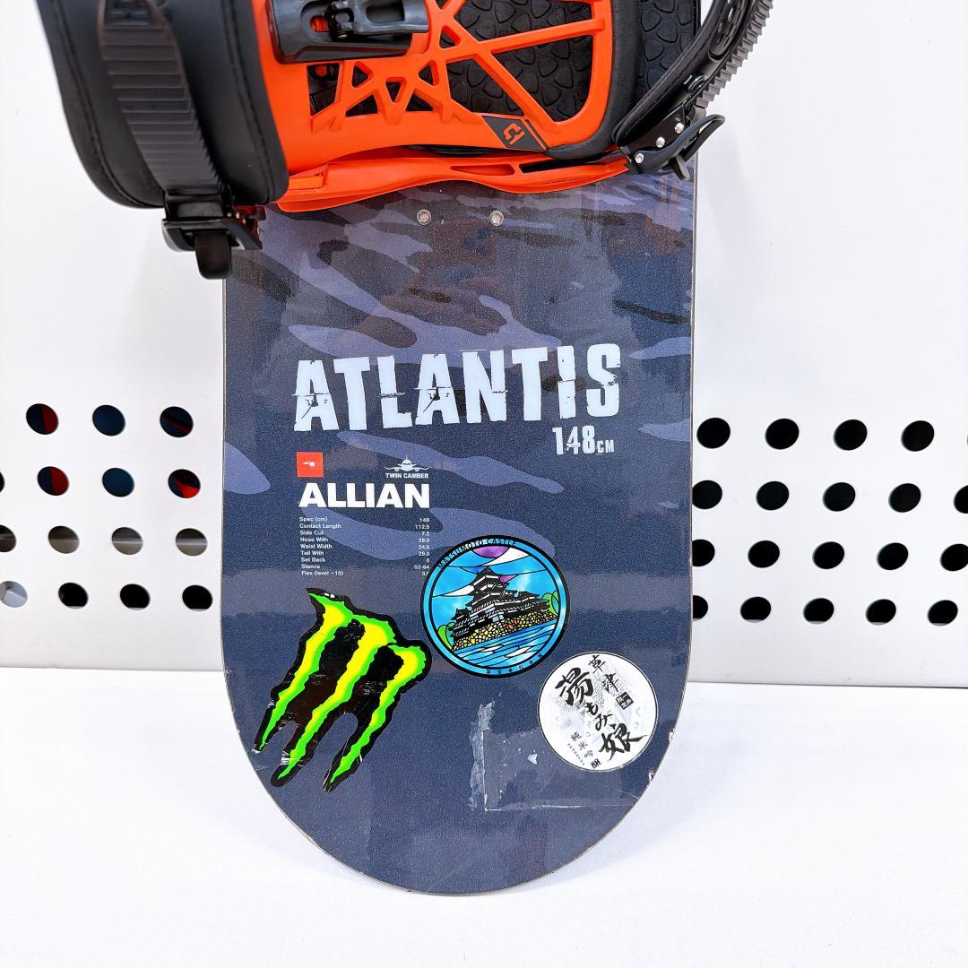 良品 ALLIAN ATLANTIS union ビンディング付 スノボー - メルカリ