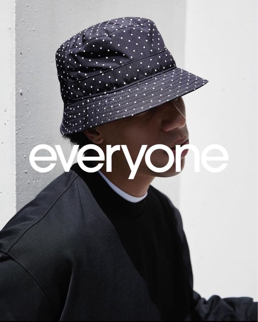everyone 24ss 3layer hat バケットハットブラックL