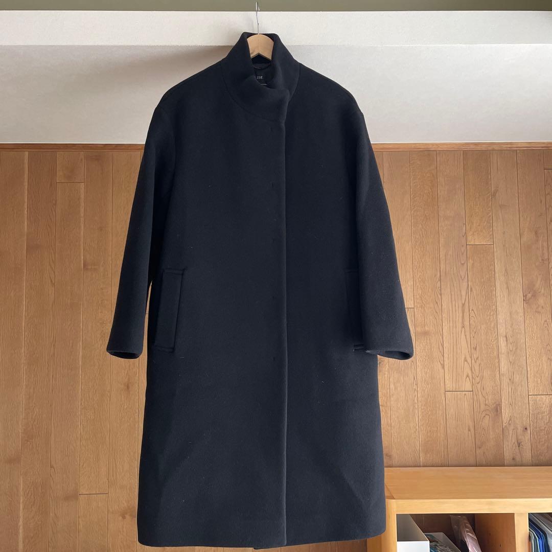 23区 ダブルクロスベロアスタンドカラー コート - メルカリ
