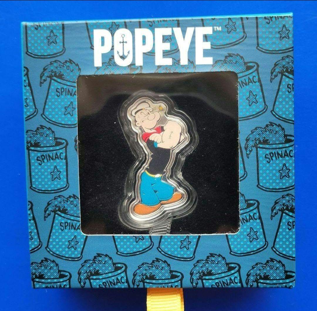 ポパイ2ドルカラー銀貨（サモア）1oz silver999（純銀） 2023年 サモア 2024年 サムライ 10ドルカラー銀貨金メッキ付 アンティーク