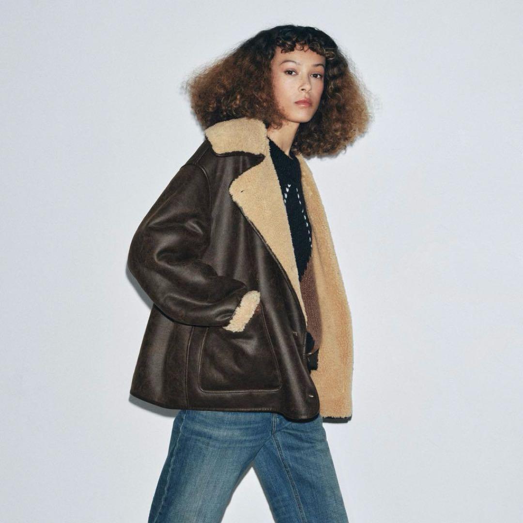 ⭐︎ほぼ新品⭐︎ZARA ZW COLLECTION ダブルフェイスジャケット M