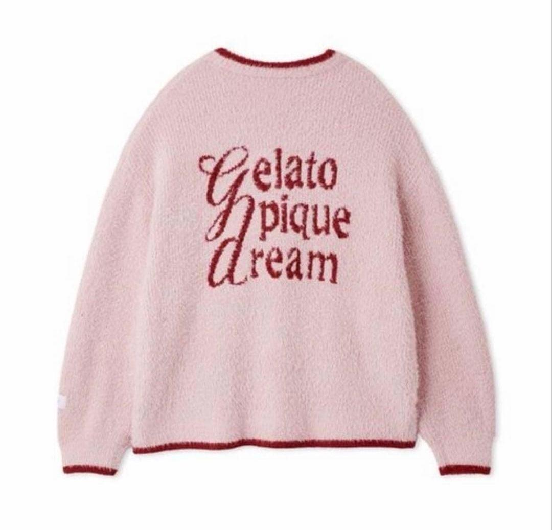 ジェラートピケ ラメフェザー カーディガン【PNK】 - メルカリ