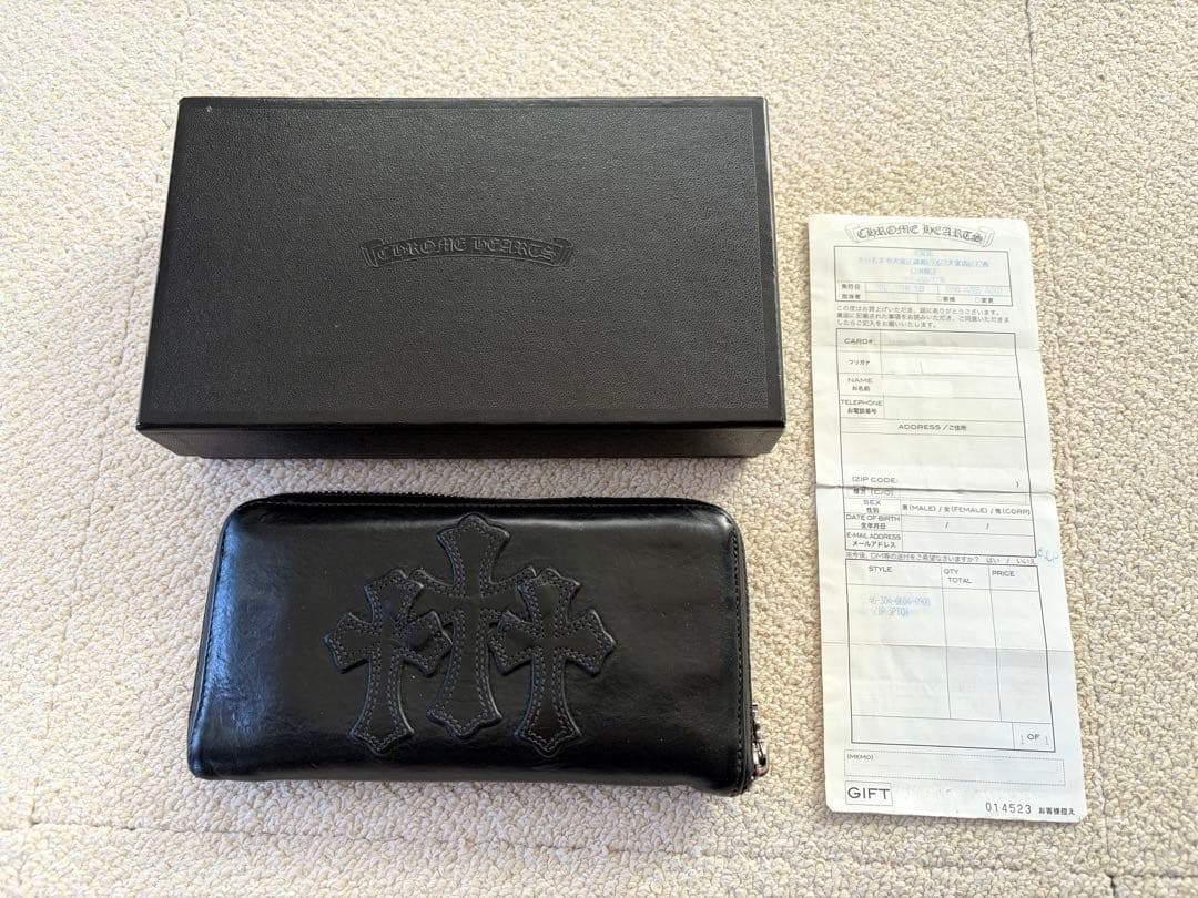 クロムハーツ REC F セメタリークロスパッチウォレット クロムハーツRECFジップ3セメタリークロスパッチウォレット|クロム
