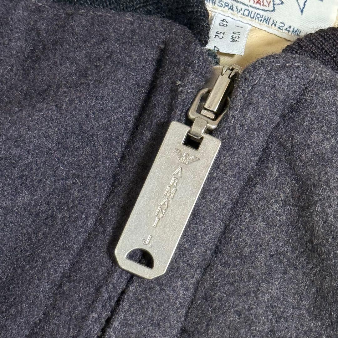 93AW Armani jeans arm cinch patch bomber - メルカリ