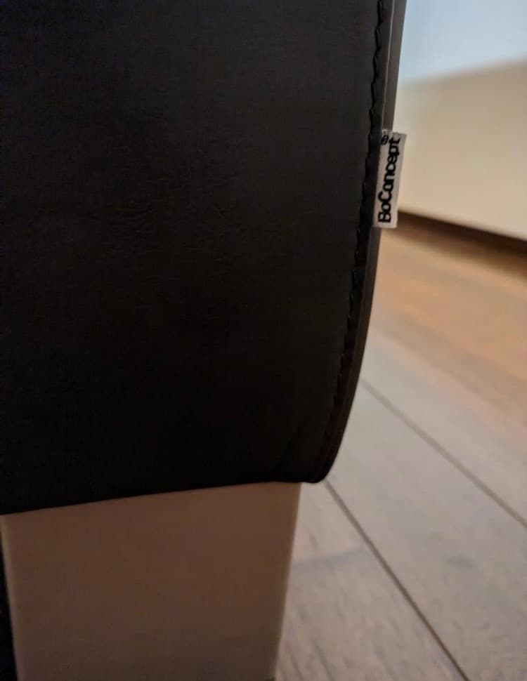 ボーコンセプト BoConcept I.D.V.2 黒 本革レザーソファ