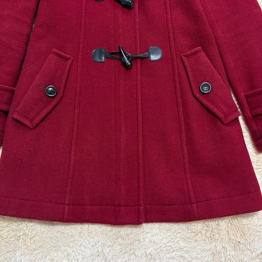 レア】ブルーレーベル クレストブリッジ レッド ダッフルコート 赤
