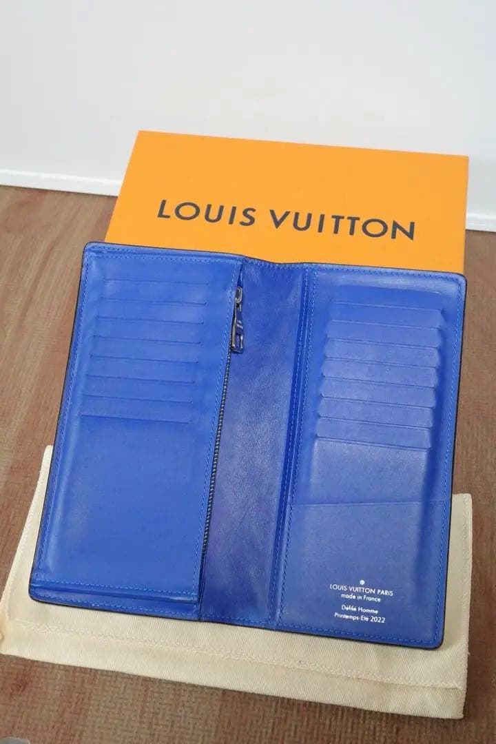 とうにゅうくん様専用ルイヴィトンLV 財布 ブラザ モノグラム ブルー