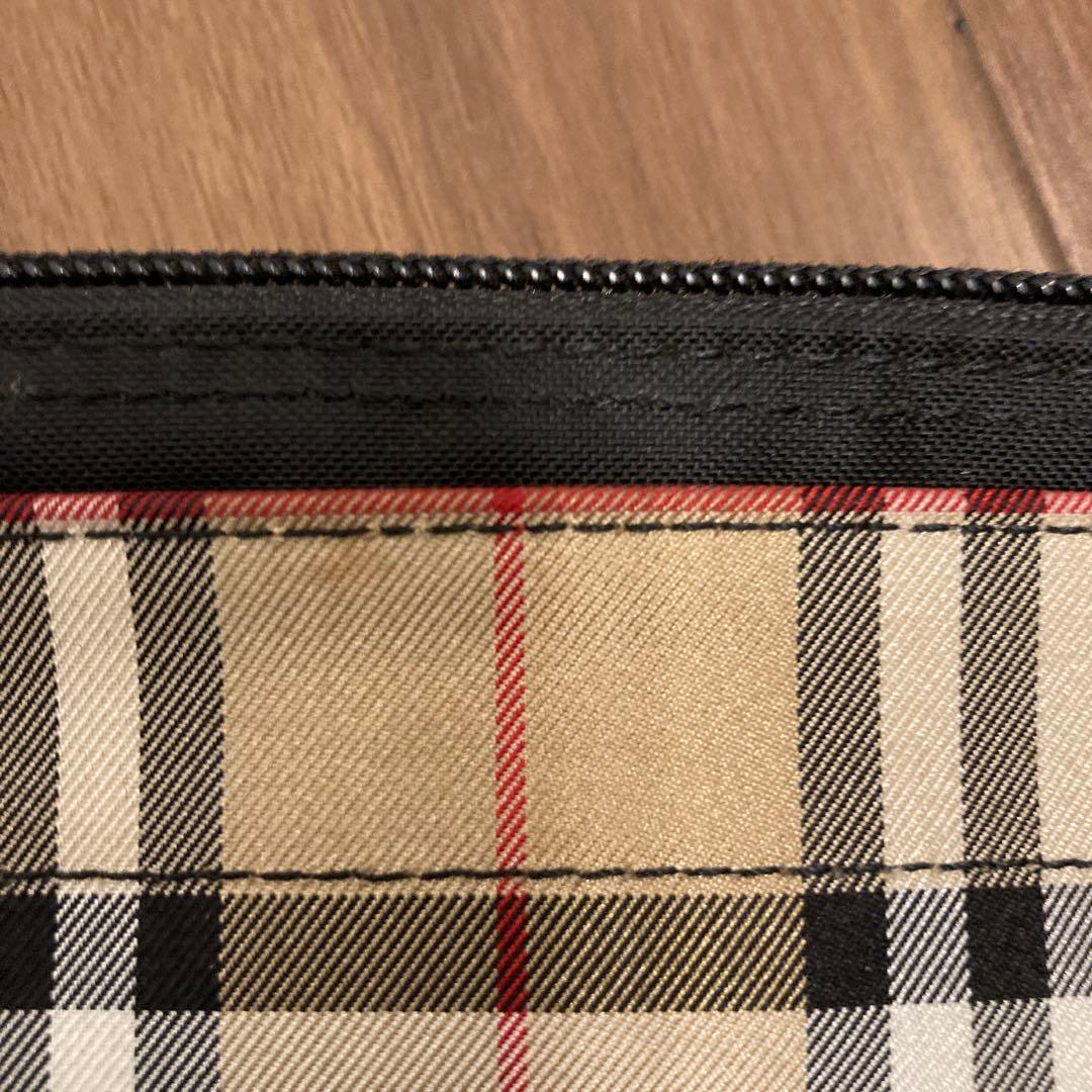 美品 バーバリーブルーレーベル アクセサリーポーチ - メルカリ