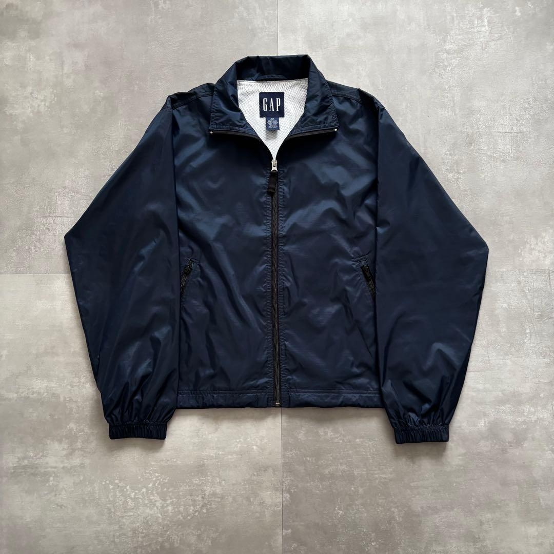 90s - OLD GAP オールドギャップ ドリズラージャケット ナイロン 紺