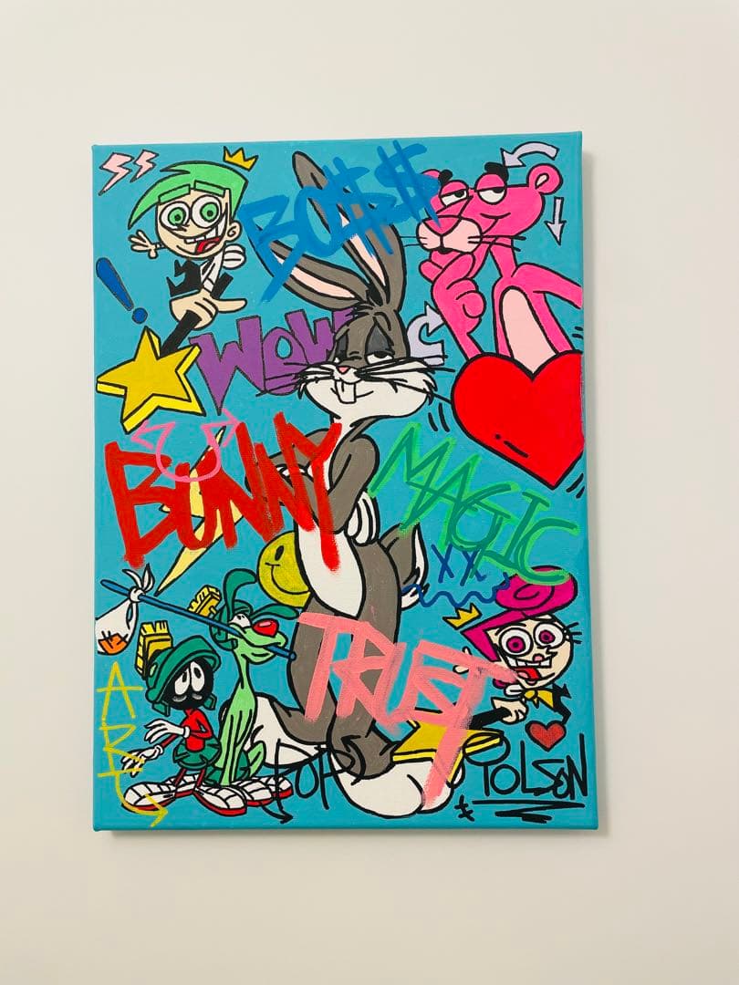 《わた》ポップアートパネル　2セット