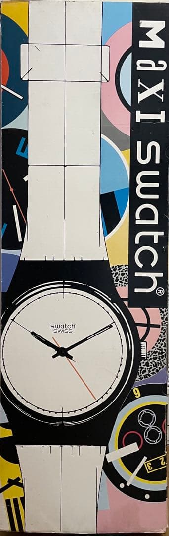 Maxi Swatch 腕時計型 掛け時計 マキシスウォッチ 特大 Yahoo!オークション -「マキシスウォッチ」の落札相場・落札価格