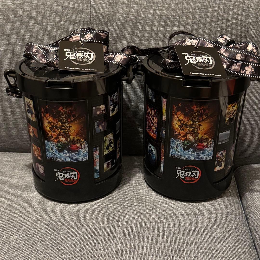 未使用 劇場版 鬼滅の刃 無限城編 メモリアルポップコーンボックス 2点