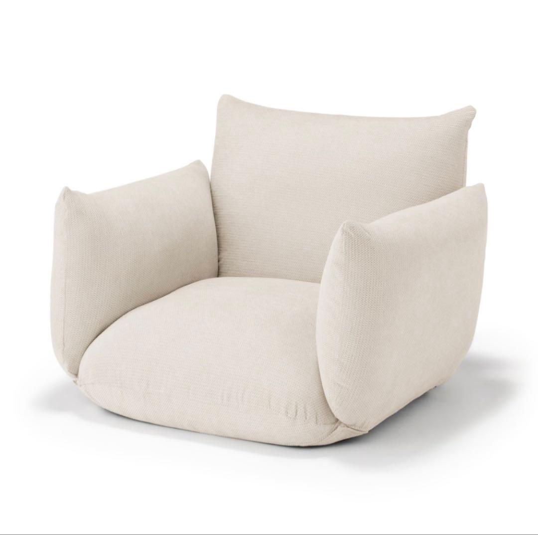 リクライニング　フロアソファ　１シーター　ベージュ イズミヤショッピングセンター神戸玉津】 リクライニングフロアソファ