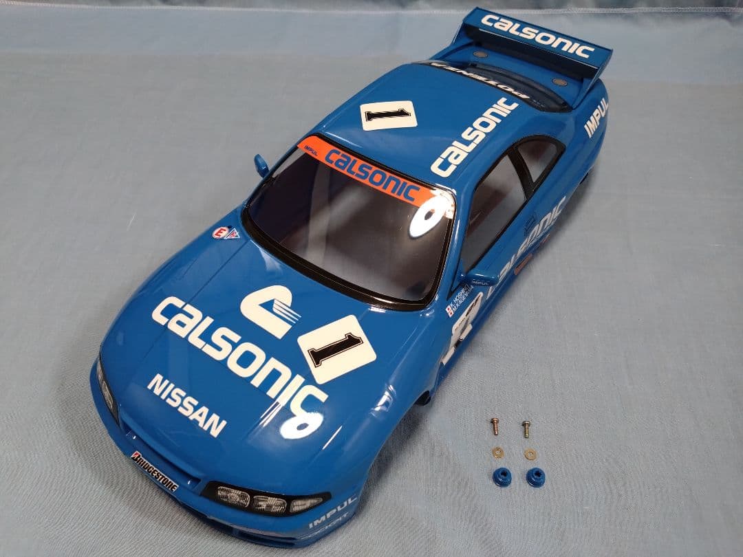 h*n様 田宮 スカイラインGT-R(R33) ボディ① タミヤ 電動RCカーシリーズ 1/10RC スカイライン GT-R（R33）（TT-02D