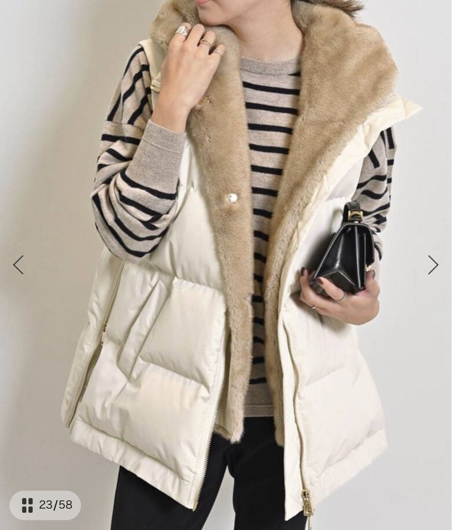 アパルトモン【LOU ANDREA/ルーアンドレア】2WAYダウンベスト - メルカリ