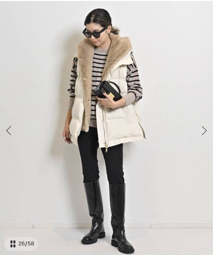 アパルトモン【LOU ANDREA/ルーアンドレア】2WAYダウンベスト - メルカリ