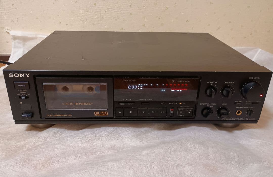 SONY TC-K500R カセットデッキ 再生確認済 HX Pro SONY] TC-K500R(1989年発売)のレビュー [カセットデッキ] – nakamura