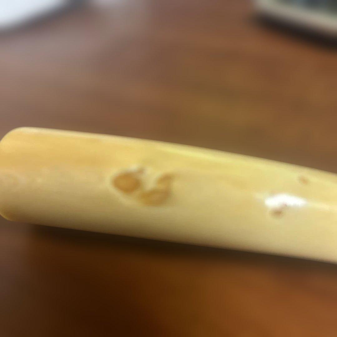 鯨歯　パイプ　キセル　53.50g 未使用品