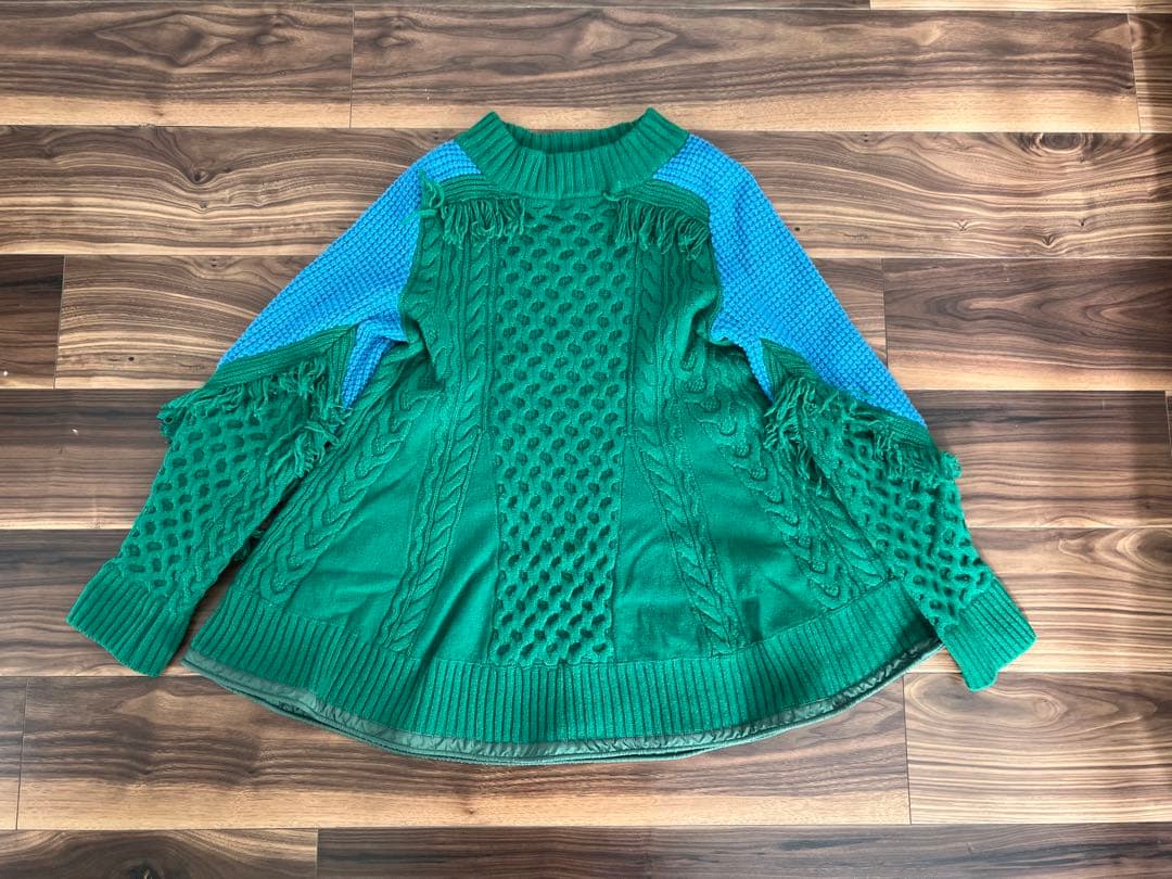 sacai Aライン ケーブルニット size 2 sacaiのフリマアイテム一覧