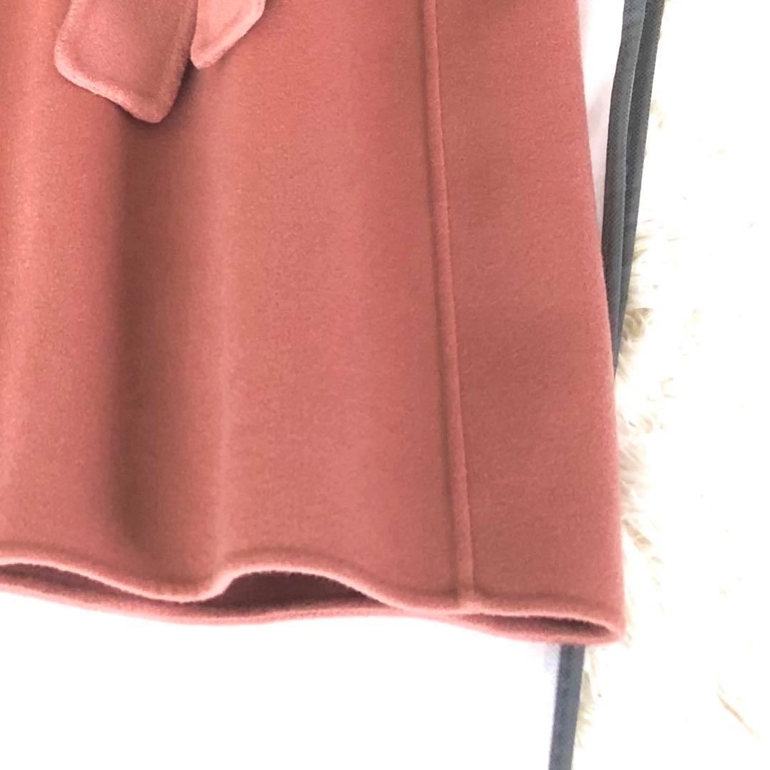 新品タグ付‼️【マックスマーラ】40希少スモーキーピンク コート