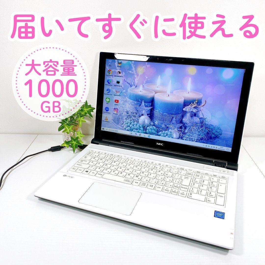 大容量1000GB✨動画や写真の保存に✨カメラ✨初期設定済み