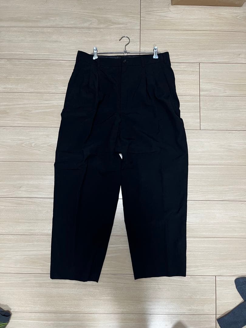 90s コムデギャルソンオム 田中オム ワイドウールパンツ 古着